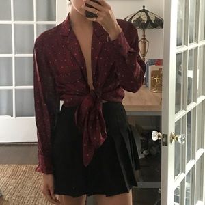 Rag & Bone silk Pajama Shirt